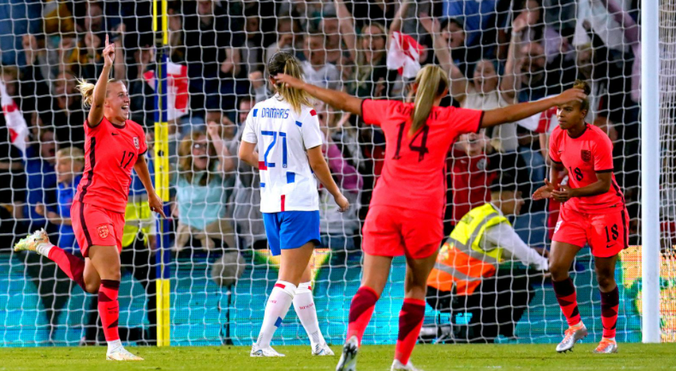 瑞士女足对英格兰女足：怀爱伦回归，但露西·布朗兹缺席 2022 年欧洲女狮决赛热身赛